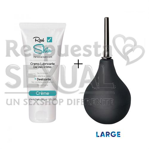 Ducha anal de 150 ml mas crema de regalo