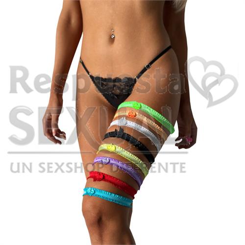 LEAGUEX - Pack de 8 ligas de diferentes colores