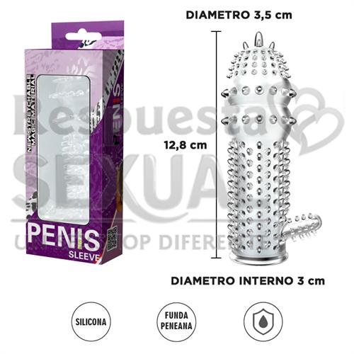 Funda para pene transparente