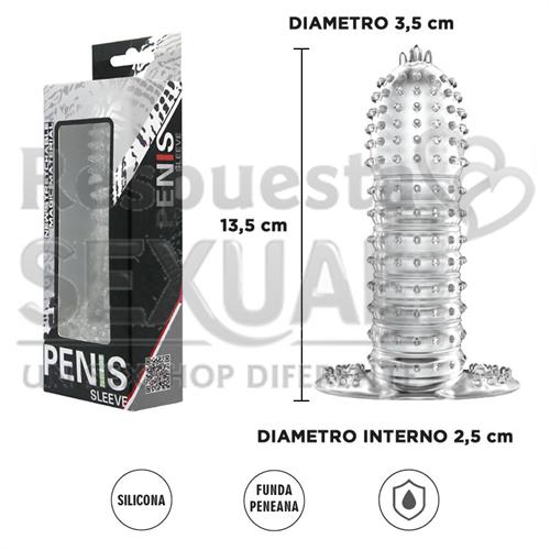 Funda para pene estimuladora vaginal