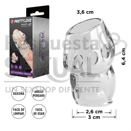 Funda para pene abierta de material TPR