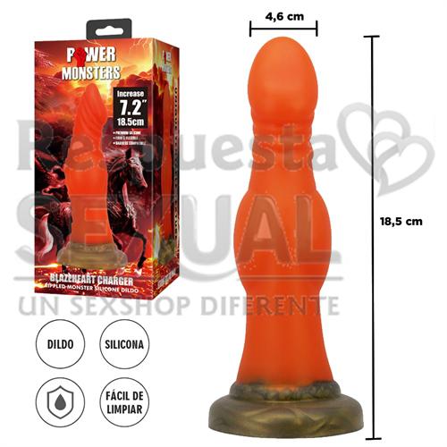 Monster Blazeheart Charger - dildo con sopapa