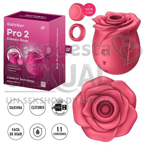Pro 2 Modern Blossom Succionador con membrana de silicona y carga USB