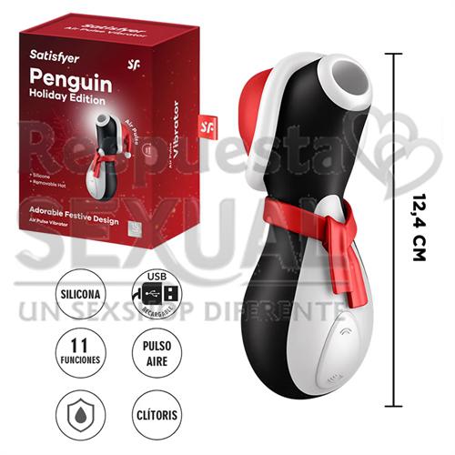 Satisfyer Pro penguin succionador clitorial edicion navideña