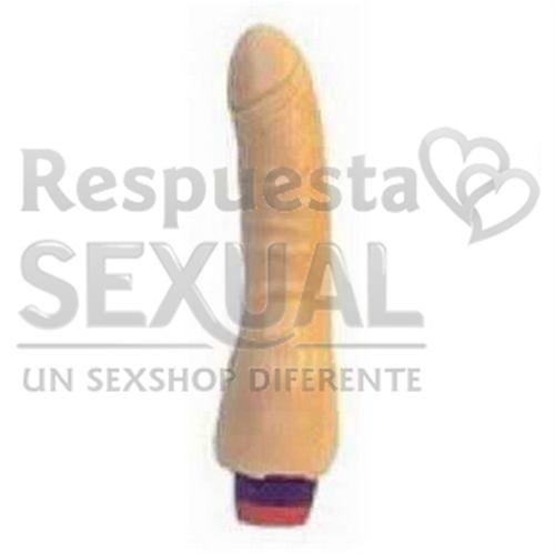 Consolador Siliconado Banana Vibrador