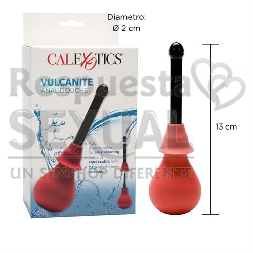 Vulcanite ducha anal con accesorio