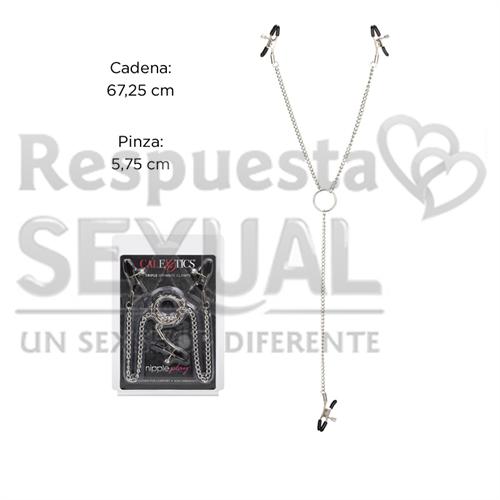 Triple pinza con cadena