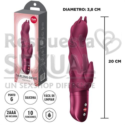 Darling Devil vibrador para estimulacion de punto G y clitoris