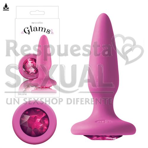 Joya anal rosa de 3 cm