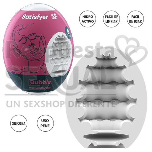 Masturbator Egg Single (Bubble)