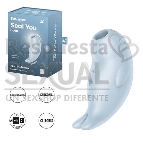 Seal you soon Succionador con forma de animal