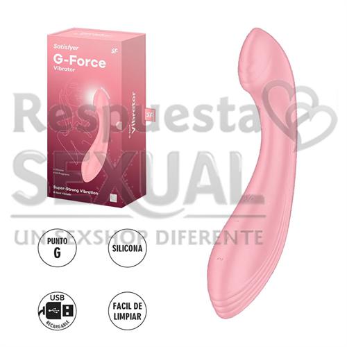 G-Force pink estimulador de punto G con carga USB